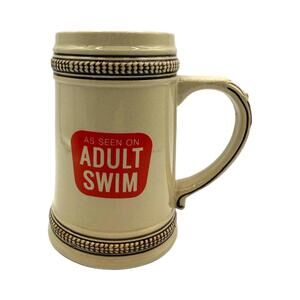 Cartoon Network As Seen on Adult Swim Ceramic Beer Mug / Stein / Tankard